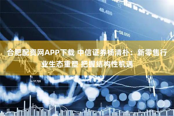 合肥配资网APP下载 中信证券杨清朴：新零售行业生态重塑 把握结构性机遇